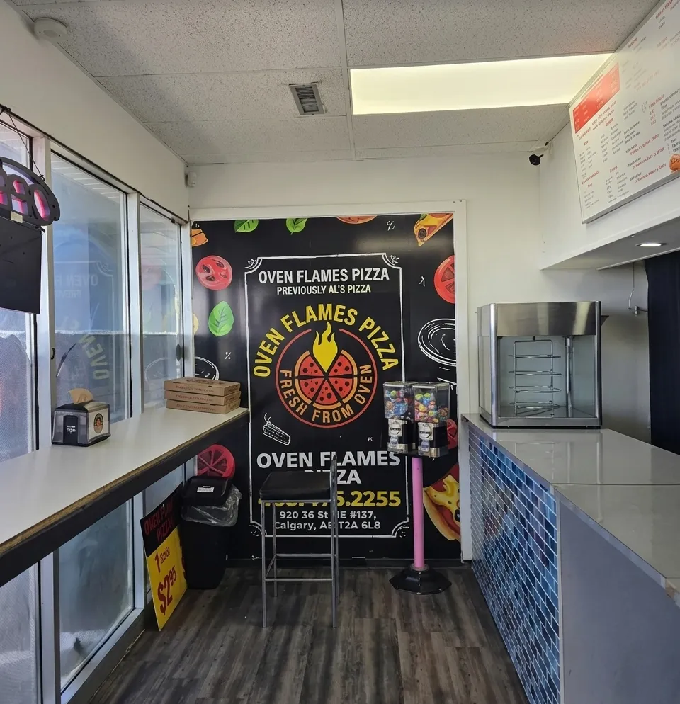 Experience Indo-Italian fusion pizza at Oven Flames Pizza in Marlborough, Calgary NE